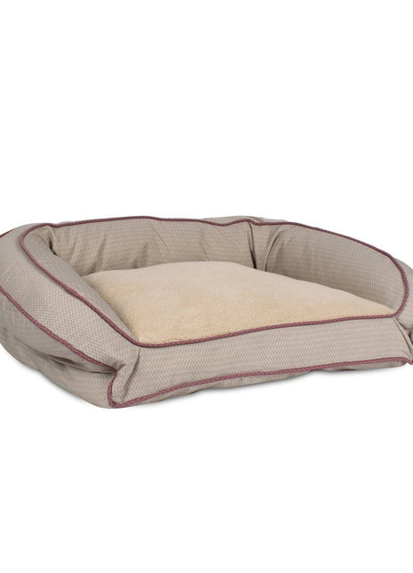 GreenDog Bolster Bed- Checkered Wave