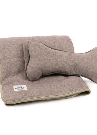 GreenDog Bone Pillow- Luxe Neutral