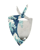 Hokusai Great Wave Off Kanagawa Double-Sided Pet Bandana