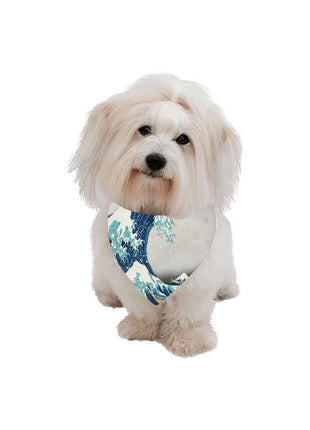 Hokusai Great Wave Off Kanagawa Double-Sided Pet Bandana
