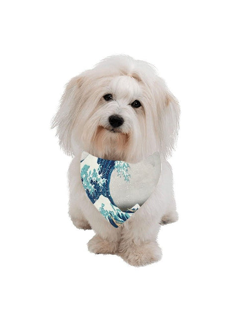 Hokusai Great Wave Off Kanagawa Double-Sided Pet Bandana
