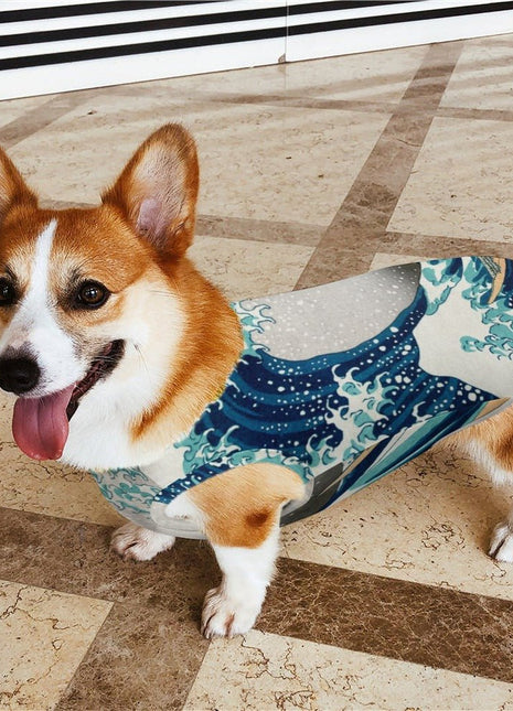 Hokusai Great Wave Off Kanagawa Pet Vest - Pup List