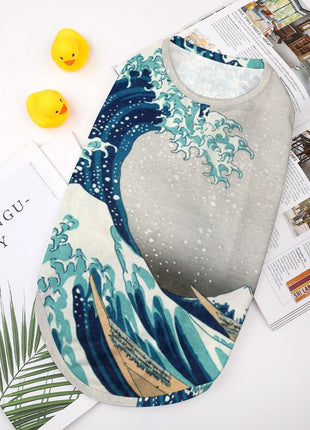 Hokusai Great Wave Off Kanagawa Pet Vest - Pup List