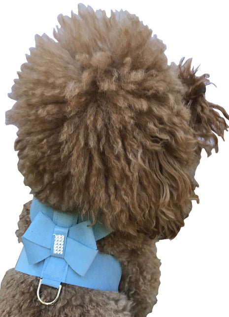 Hollywood Bow Dog Harness, Blue Horizon