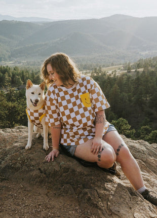 Human Oversized Cotton Smiley Tee - Pup List