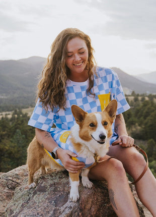 Human Oversized Cotton Smiley Tee - Pup List