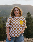 Human Oversized Cotton Smiley Tee