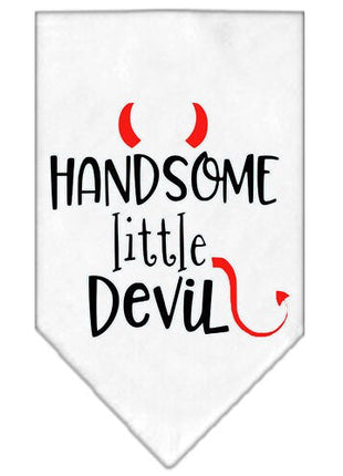 Pet and Dog Bandana Screen Printed, "Handsome Little Devil"