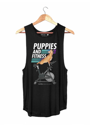 Puppies & Spin Bike Future Colors | Sleeveless