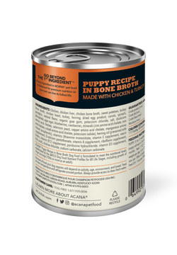 Acana Puppy Grain Free Premium Pate Wet Dog Food (12.8oz)