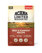 Acana Adult Beef and Pumpkin Singles Limited Ingredient Diet Dog Food