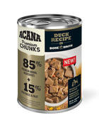 Acana Adult Grain Free Premium Chunks Duck Wet Dog Food (12.8oz)