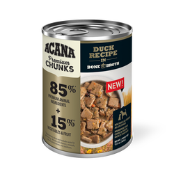 Acana Adult Grain Free Premium Chunks Duck Wet Dog Food (12.8oz)