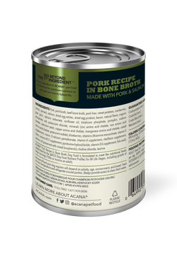 Acana Adult Grain Free Premium Chunks Pork Wet Dog Food (12.8oz)