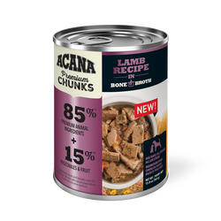 Acana Adult Grain Free Premium Chunks Lamb Wet Dog Food (12.8oz)