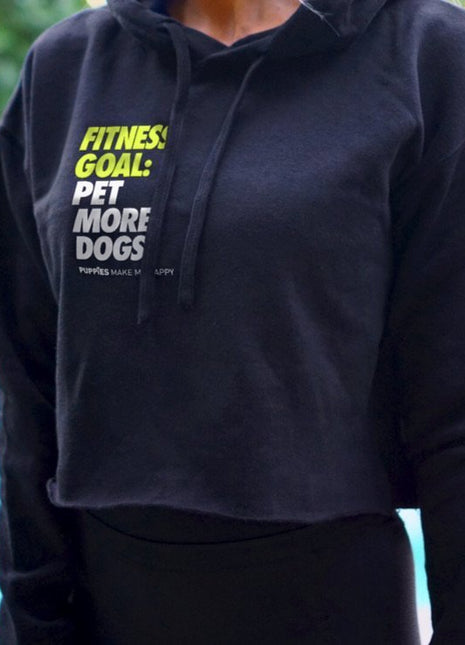 Fitness Goals | Crop Hoodie