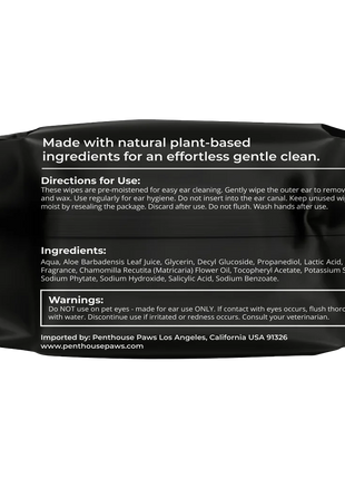 Pet Ear Wipes (80 Count)