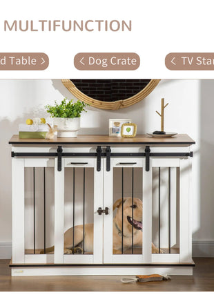 Jonas Large Dog Kennel Crate Furniture