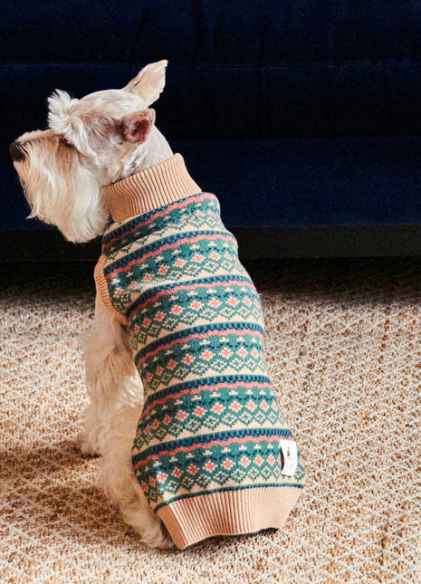 Nooee Pet Jacquard Wool Sweater
