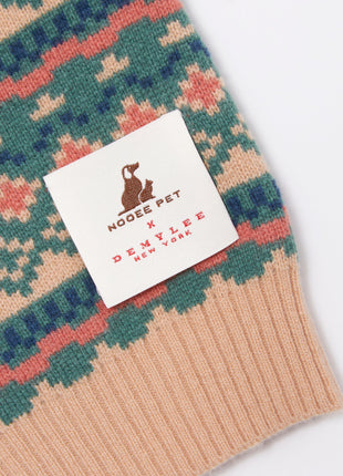 Nooee Pet Jacquard Wool Sweater