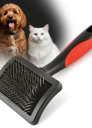 Jeffers Firm Pin Universal Slicker Pet Grooming Brush