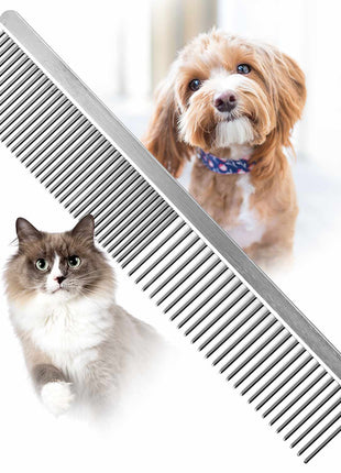 Jeffers Flat Back Pet Grooming Combs