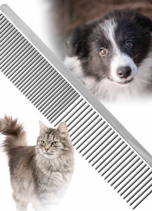 Jeffers Flat Back Pet Grooming Combs