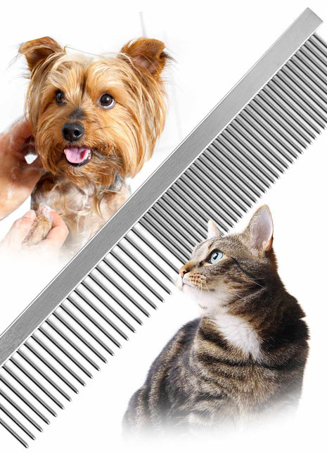 Jeffers Flat Back Pet Grooming Combs
