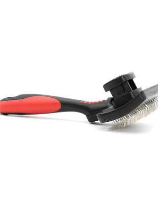 Jeffers Self-Cleaning Slicker Pet Grooming Brush