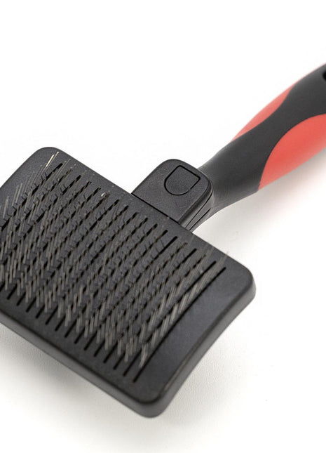 Jeffers Self-Cleaning Slicker Pet Grooming Brush