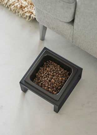 Single Pet Food Bowl - Steel + Ceramic