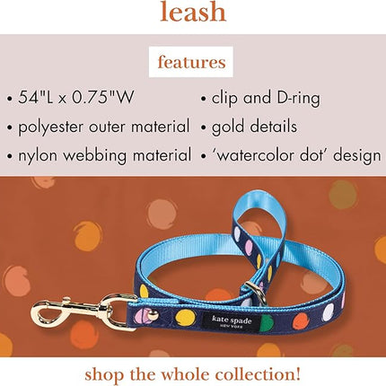 Kate Spade Watercolor Dot Small Leash