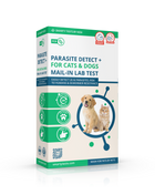 Parasite Detect+ for Dogs & Cats Mail-In Lab Test (PCR Test - Comprehensive): At-Home Testing