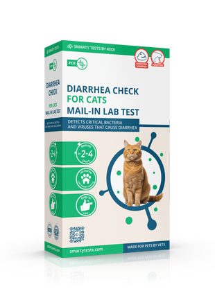 Diarrhea Check Mail-In Test for Cats (PCR): At-Home Testing