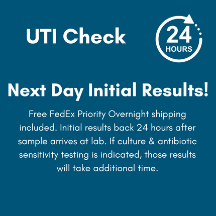 Urinary Tract Infection BioScreen & Culture for Dogs: At-Home Testing