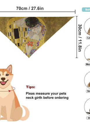 Klimt The Kiss Pet Scarf
