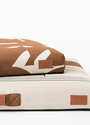 John Legend | Brown Fragment Dog Bed or Bed Cover