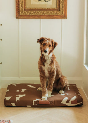 John Legend | Brown Fragment Dog Bed or Bed Cover