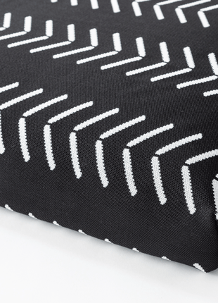 Black Chevron | Boho Dog Bed or Bed Cover