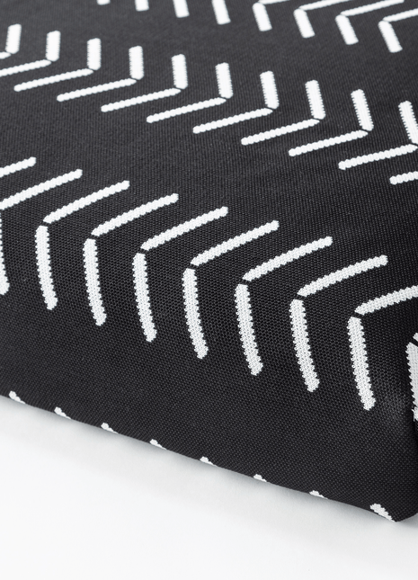 Black Chevron | Boho Dog Bed or Bed Cover