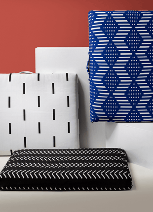 Black Chevron | Boho Dog Bed or Bed Cover