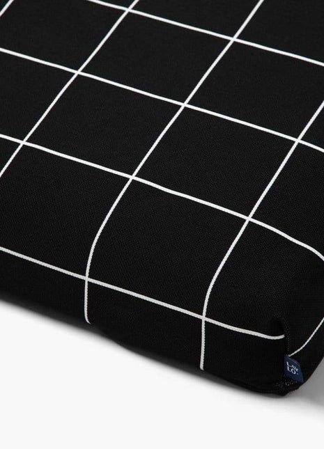Black Grid | Luxury Dog Bed or Bed Cover