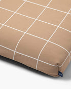 Tan Grid | Dog Bed or Bed Cover
