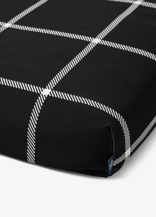 Black Plaid Dog Bed | Dog Bed or Bed Cover