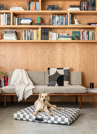 Gray Checker | Dog Bed or Bed Cover - Pup List