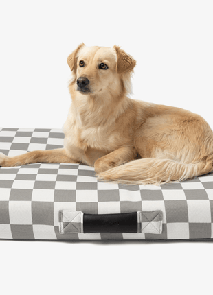 Gray Checker | Dog Bed or Bed Cover - Pup List
