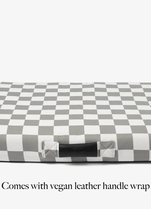 Gray Checker | Dog Bed or Bed Cover - Pup List