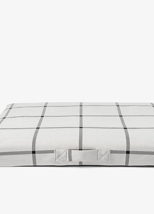 White Plaid | Dog Bed or Bed Cover