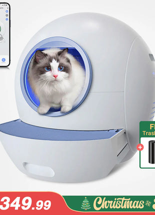 Els Pet Spaceship Odor-free Self Cleaning Litter Box