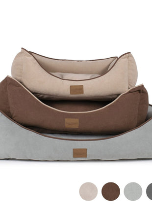 Microfiber Kuddle Lounge Comfort Dog Bed